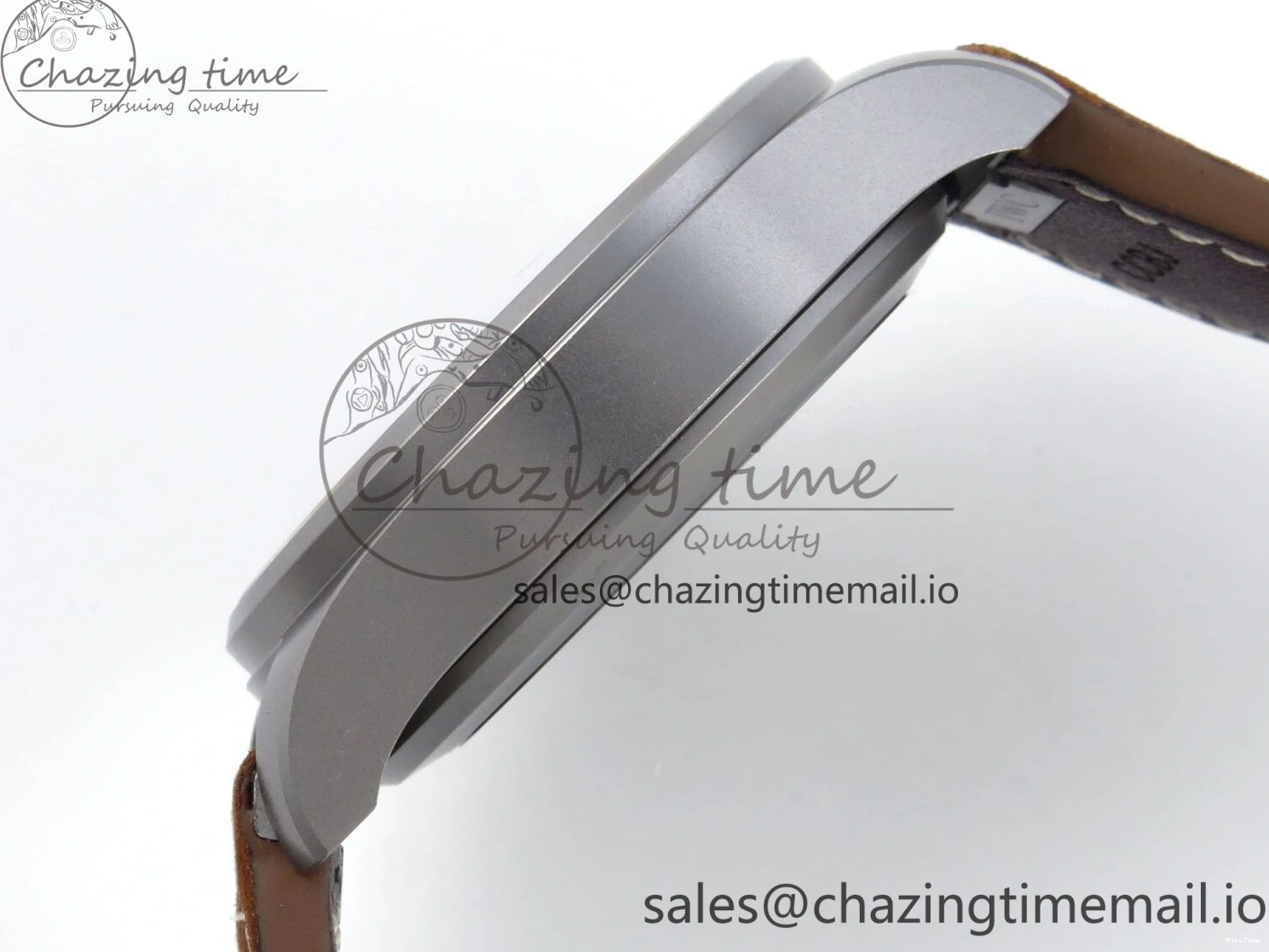 MIROTIME 0417 Big Pilot IW329701 M+F 1:1 Best Edition Black Dial on Brown Leather Strap MY RelaxedFit 7005